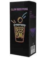 Glow beer pong