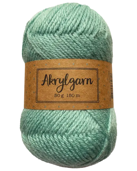 Akrylgarn 50 g - aqua