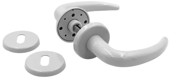 Dörrhandtag plast 19 mm – grå