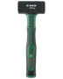 Bosch 1000 g hammer med grønt og sort ergonomisk håndtag og bredt sort slaghoved.