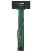 Bosch 1000 g hammer med grønt og sort ergonomisk håndtag og bredt sort slaghoved.