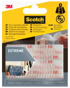 Scotch™ Ekstreme Fasteners Transparent - 25 x 75 mm
