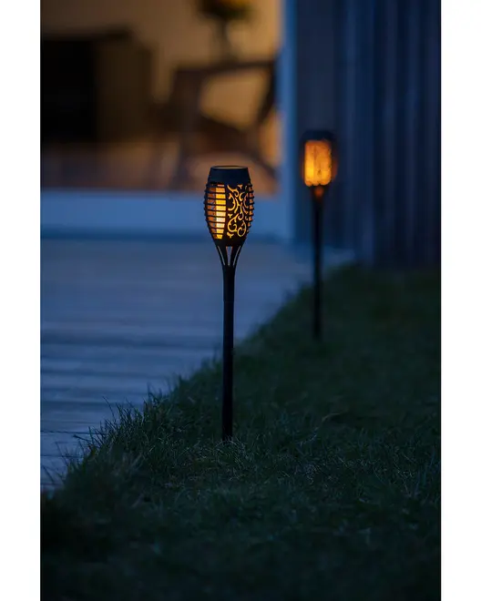 Solcellslampa fackla Velja