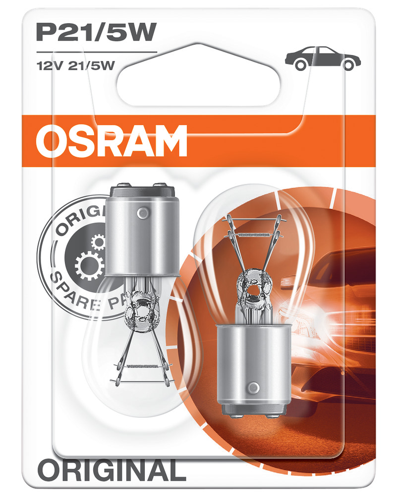 Osram autopære P21/5W 12V 2-pak