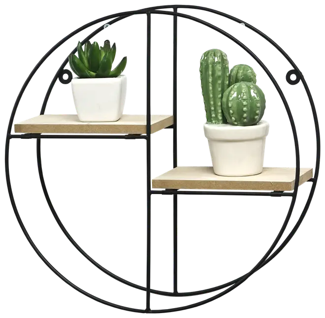 Vägghylla rund Ø30 cm