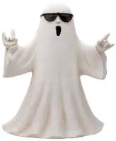 Halloween figur - Spöke Rock on 40 cm
