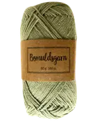 Bomullsgarn 50 g ljusgrön