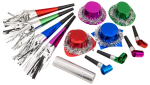 Partyæske 13 dele - assorterede farver