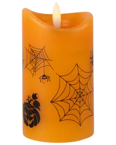 Halloween-ljus med LED - orange