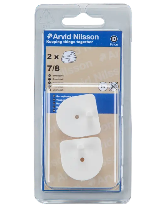 STÅNGHÅLLARE PLAST 7/8 2 ST