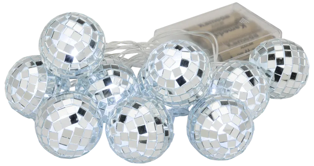  Ljusslinga Discokula Silver 10 LED