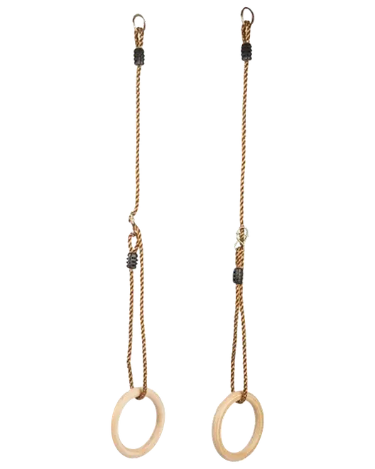 Nordic Play Active Gymnastikringe i træ Ø15,8 cm