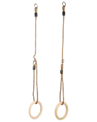 Nordic Play Active Gymnastikringe i træ Ø15,8 cm