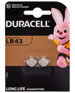 Duracell LR43 2-pak