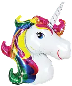 Folieballon 90 cm - Pink enhjørning