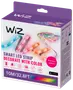 WiZ smart LED-strip, 10 meter, multifarvet gradient, app- og stemmestyring, musik-synkronisering, kan klippes, ideel til dekoration, kompatibel med Wi-Fi og Matter.