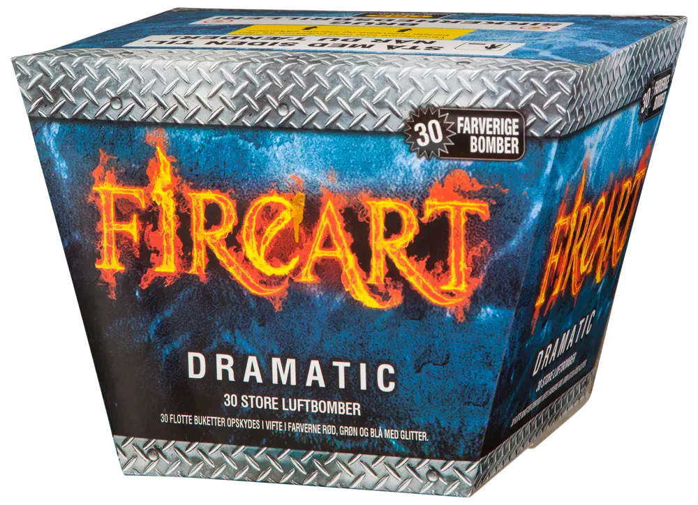 FireArt Dramatic vinkelbatteri 30 skud