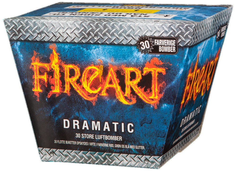 FireArt Dramatic vinkelbatteri 30 skud