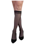 Knästrumpor 20 DEN svart 5-Pack