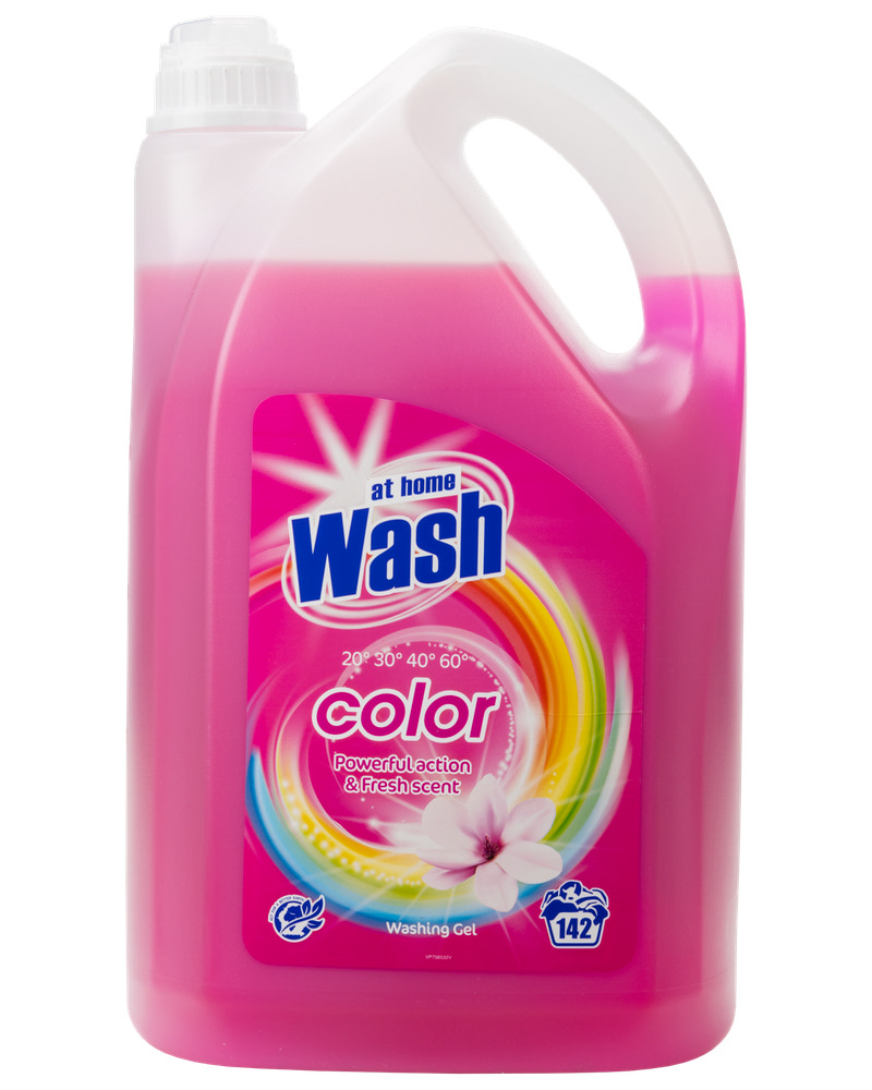 At Home Wash Vaskemiddel flydende 5 L - color