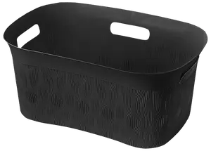 Tvättkorg 38 L - Svart