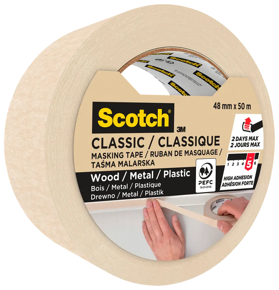 Scotch® Afdækningstape 50 meter x 48 mm