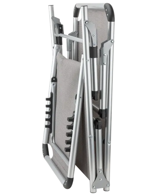 CampOut Drømmeseng aluminium - grå/sort