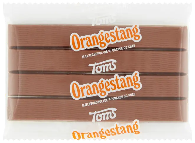 Toms Orangestang 4-pak 52 g