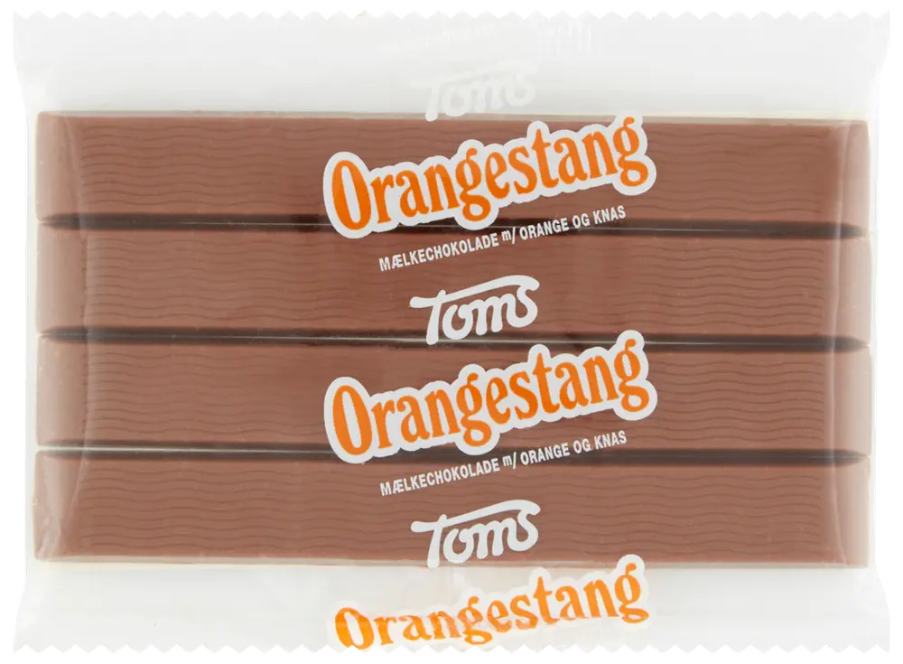 Toms Orangestang 4-pak 52 g