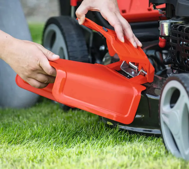 Scheppach benzinplæneklipper med el-start