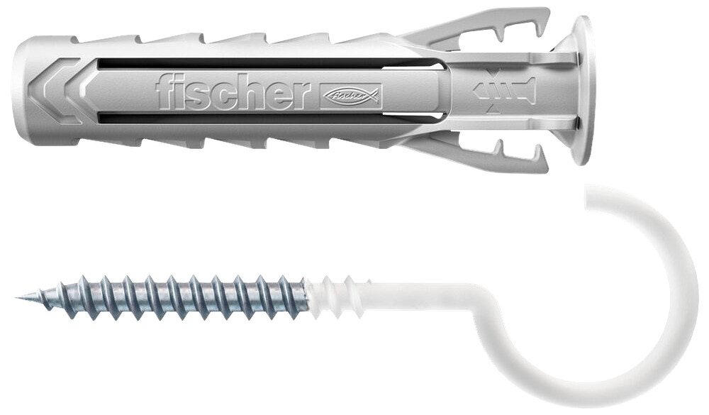 Fischer Krogdyvel SX Plus 6 x 30 mm hvid 4 stk.