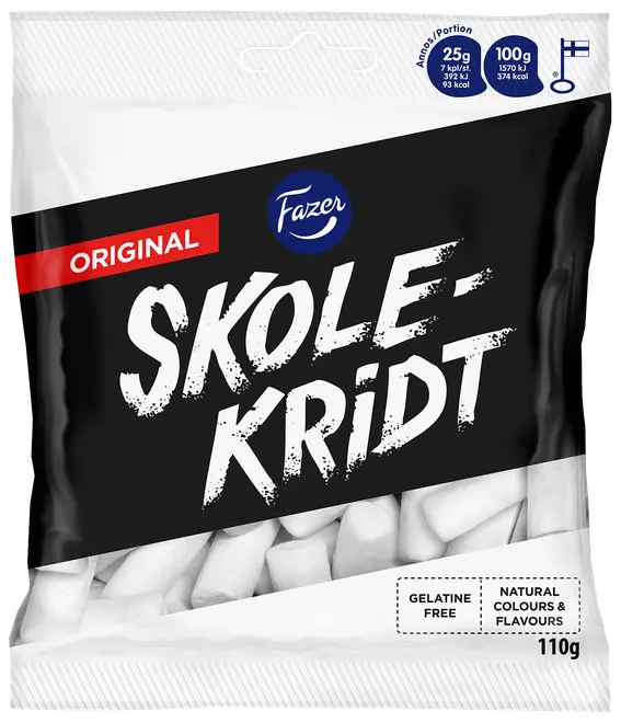 Fazer Skolekridt 110 g