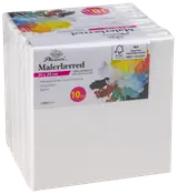 Målarduk på ram 20x20 cm 10 st