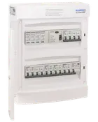 Förmonterad normcentral 24 modul - 2 rader