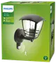 PHILIPS Væglampe Creek up med sensor E27 - sort