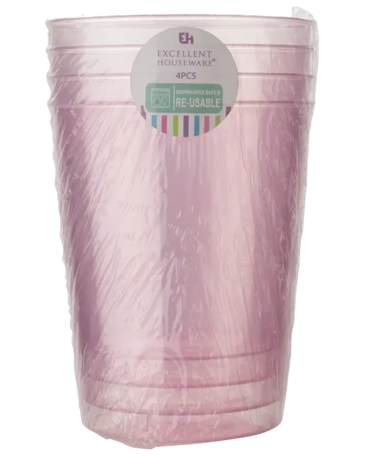 Ölglas 50 cl återanvändbart 4-pack