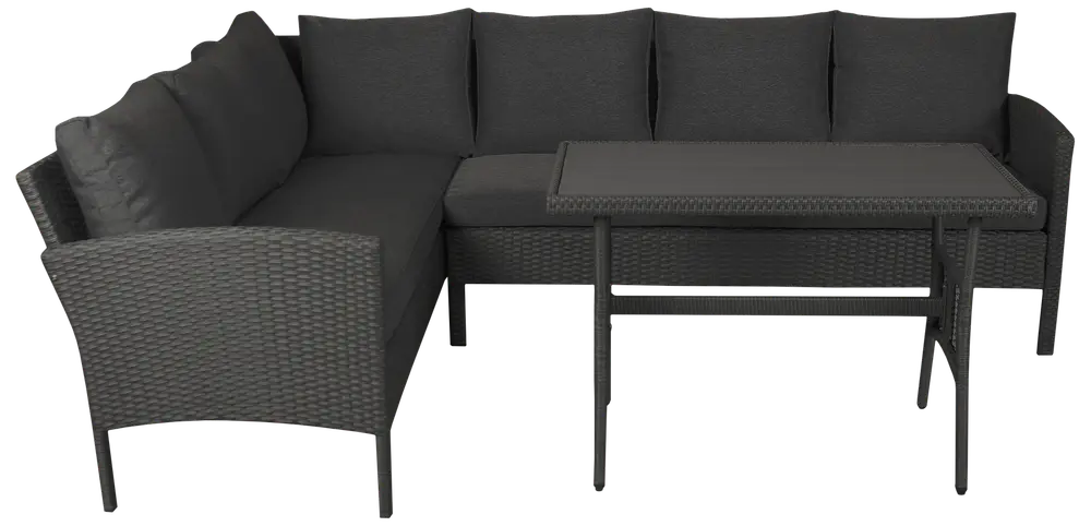 LIMASSOL Havemøbelsæt - Sort