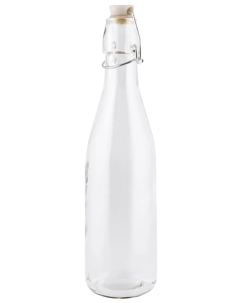 Glasflaska med kork 0,5 L