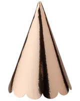 Nyårshatt roséguld 6-pack