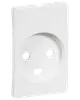 LK FUGA Tangent stikkontakt med jord 1½modul hvid