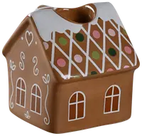 Pepparkakshus ljusstake 