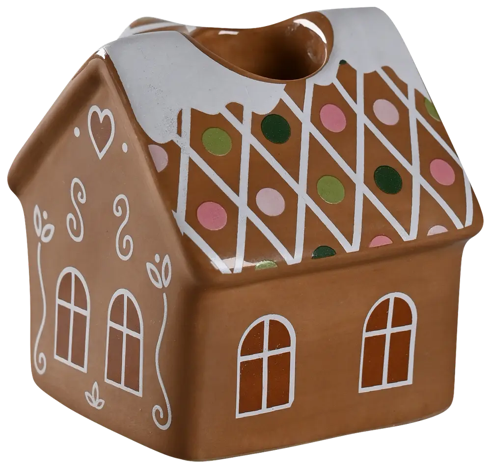 Pepparkakshus ljusstake 