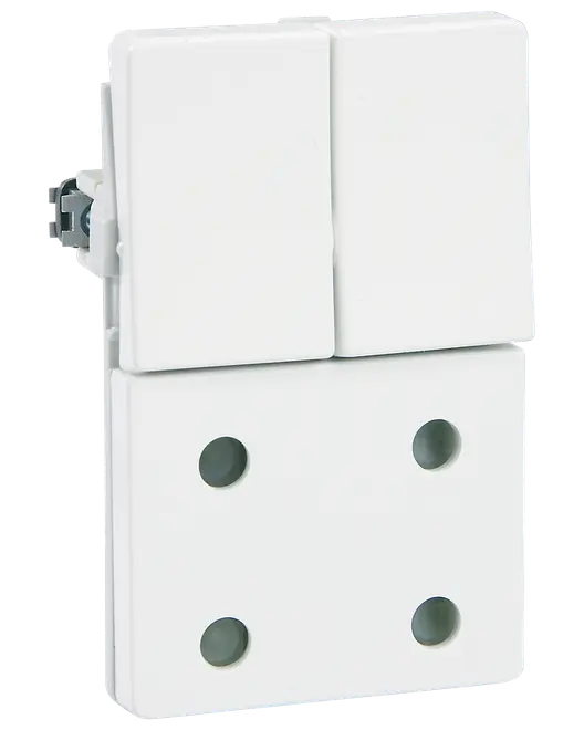 LK FUGA Stikkontakt dobbelt - hvid