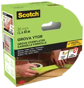 Scotch® Afdækningstape Ru overflader 41 meter - 36 mm