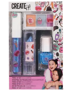  Create It! Sminkset med holografisk effekt – 4 delar