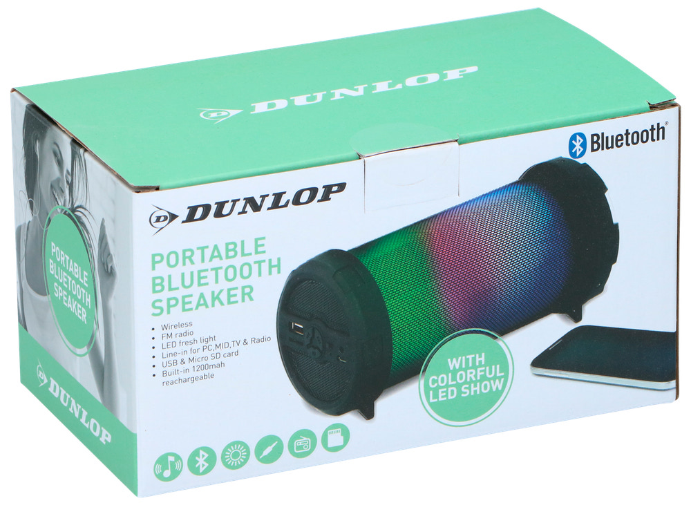 DUNLOP Højttaler Wireless 3W