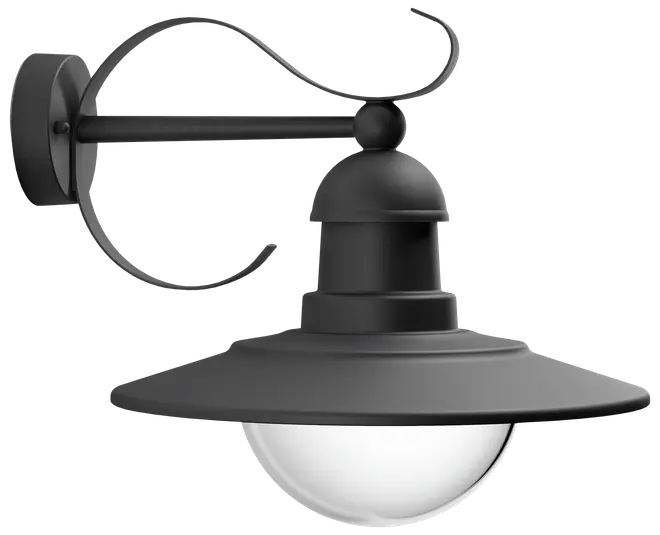 PHILIPS Væglampe Topiary E27 - sort