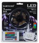 SARTANO Flexstrip RGB LED og fjernbetjening - 3 meter
