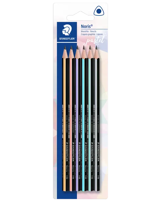 Staedtler Blyant Noris pastel 6-pak