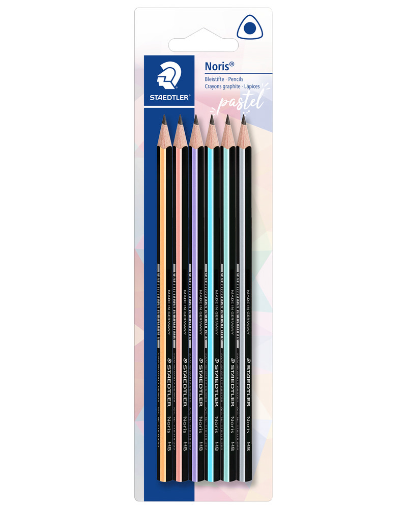 Staedtler Blyant Noris pastel 6-pak